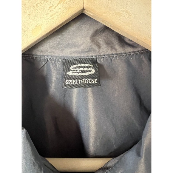 Spirithouse Grey Satan Tunic Length Shirt Jacket Small Lagenlook - Picture 4 of 5